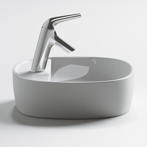 Раковина накладная овальная Ceramica Nova Element CN6036 фарфор цвет белый