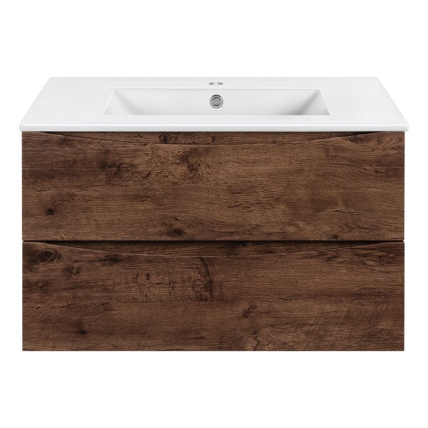 Тумба  подвесная Vincea Mia VMC-2MC800RW 80 см  2 ящика цвет R.Wood 