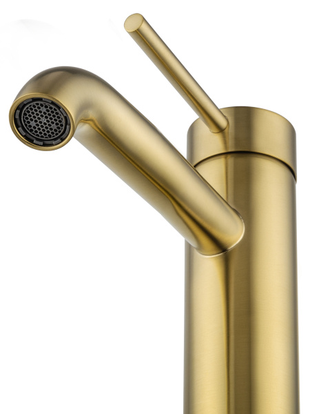 Смеситель для раковины Wonzon&amp;Woghand Stick WW-88139017-BG брашированное золото