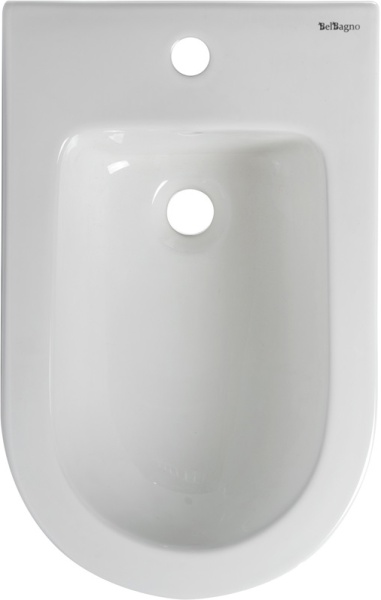 Биде напольное BelBagno Flay-R BB1003B фаянс, цвет белый