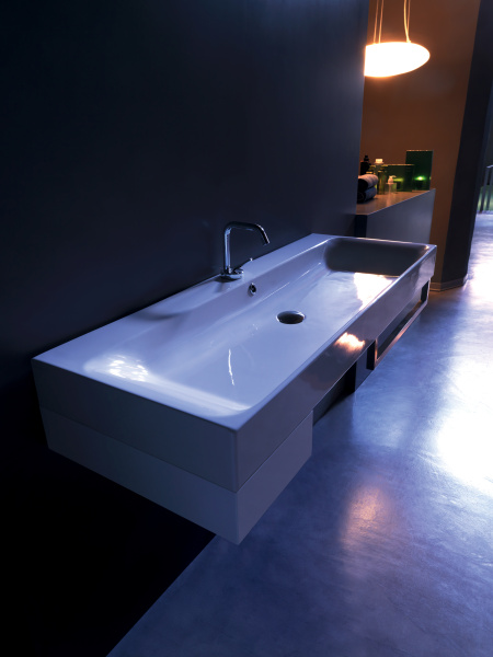 Раковина подвесная прямоугольная Kerasan Cento 353401*1 фарфор цвет белый