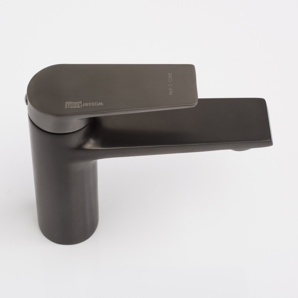 Смеситель для раковины Wasserkraft Wiese 8403 оружейная сталь