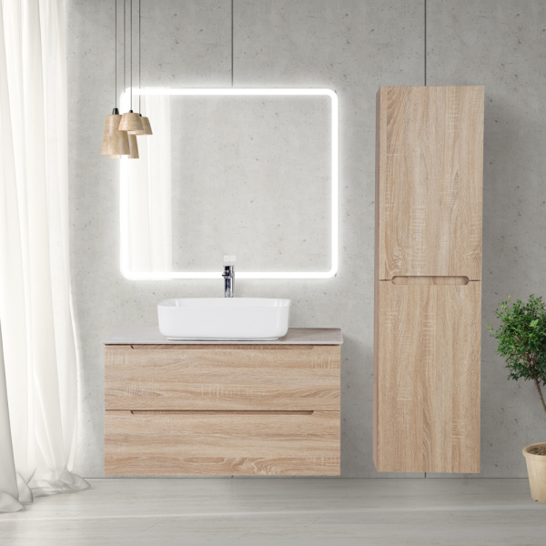 Зеркало с подсветкой BelBagno Marino SPC-MAR-900-800-LED-TCH-WARM 90x80 сенсор