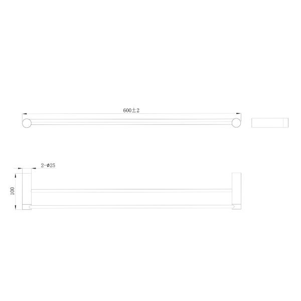 Полотенцедержатель Raiber Graceful RPG-80002 