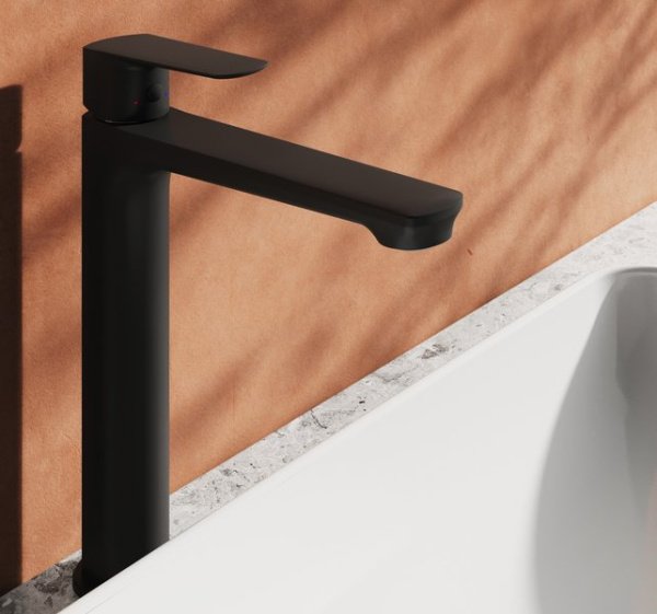 Смеситель для раковины Ravak Life X070478 черный матовый