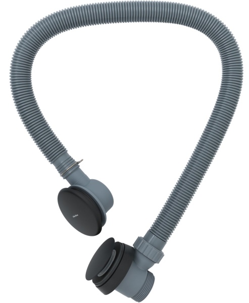 Слив-перелив для ванны автомат Allen Brau Priority 5.31027-31 латунь/пластик черный матовый