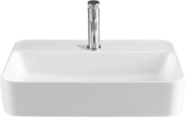 Раковина накладная прямоугольная Allen Brau Liberty 4.32013.20 керамика цвет белый