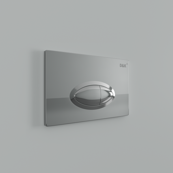 Кнопка смыва механическая D&amp;K Rhein.Marx DB1399001 цвет хром