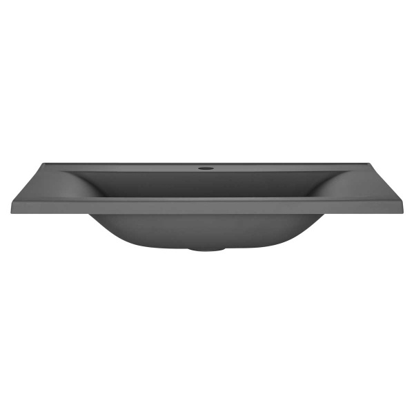 Раковина мебельная прямоугольная Vincea  VCB-3M800G литьевой мрамор цвет серый матовый