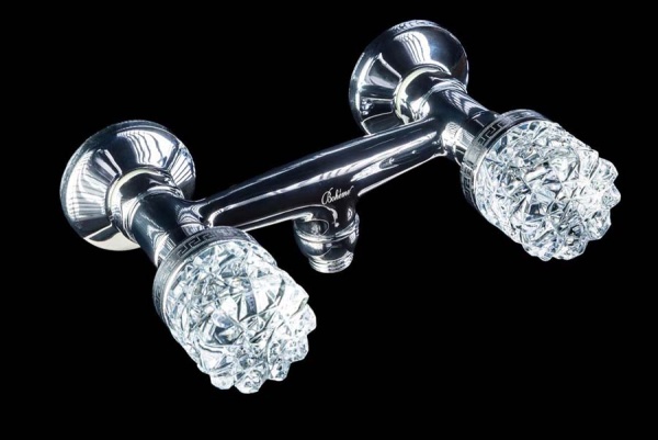 Смеситель для душа Boheme Crystal 274-CRST настенный 
без термостата хром