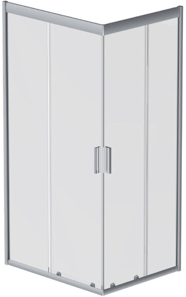 Душевой угол Am.Pm Gem W90G-404-100280-MT прямоугольный 100x80 стекла прозрачные, профиль хром