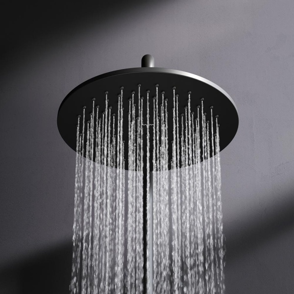 Душевая система без смесителя Am.Pm Gem F0790022 монтаж настенная без термостата черный