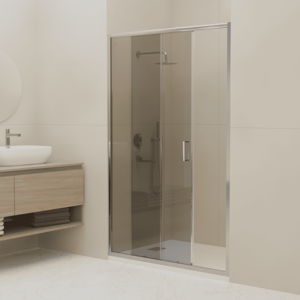 Душевая дверь RGW Classic CL-13 06091312-31 120 см стекла тонированные, профиль хром