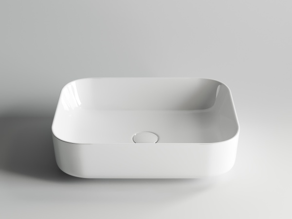 Раковина накладная прямоугольная Ceramica Nova Element CN6011 фарфор цвет белый