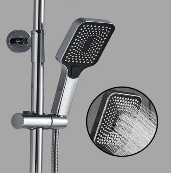 Душевая система со смесителем ALMAes Galaxy SDI-1803 монтаж настенная с термостатом хром