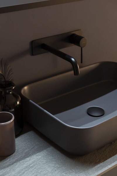 Донный клапан с переливом Allen Brau Priority 5.31023-31 латунь черный матовый