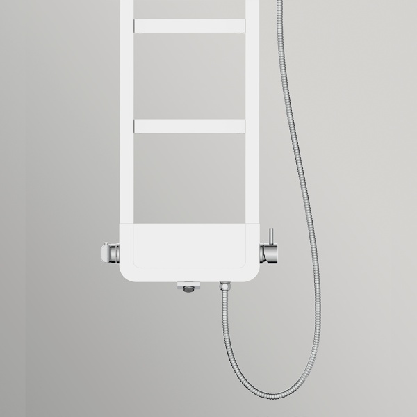 Душевая система со смесителем Black&White Seasons W1210 монтаж настенная без термостата белый