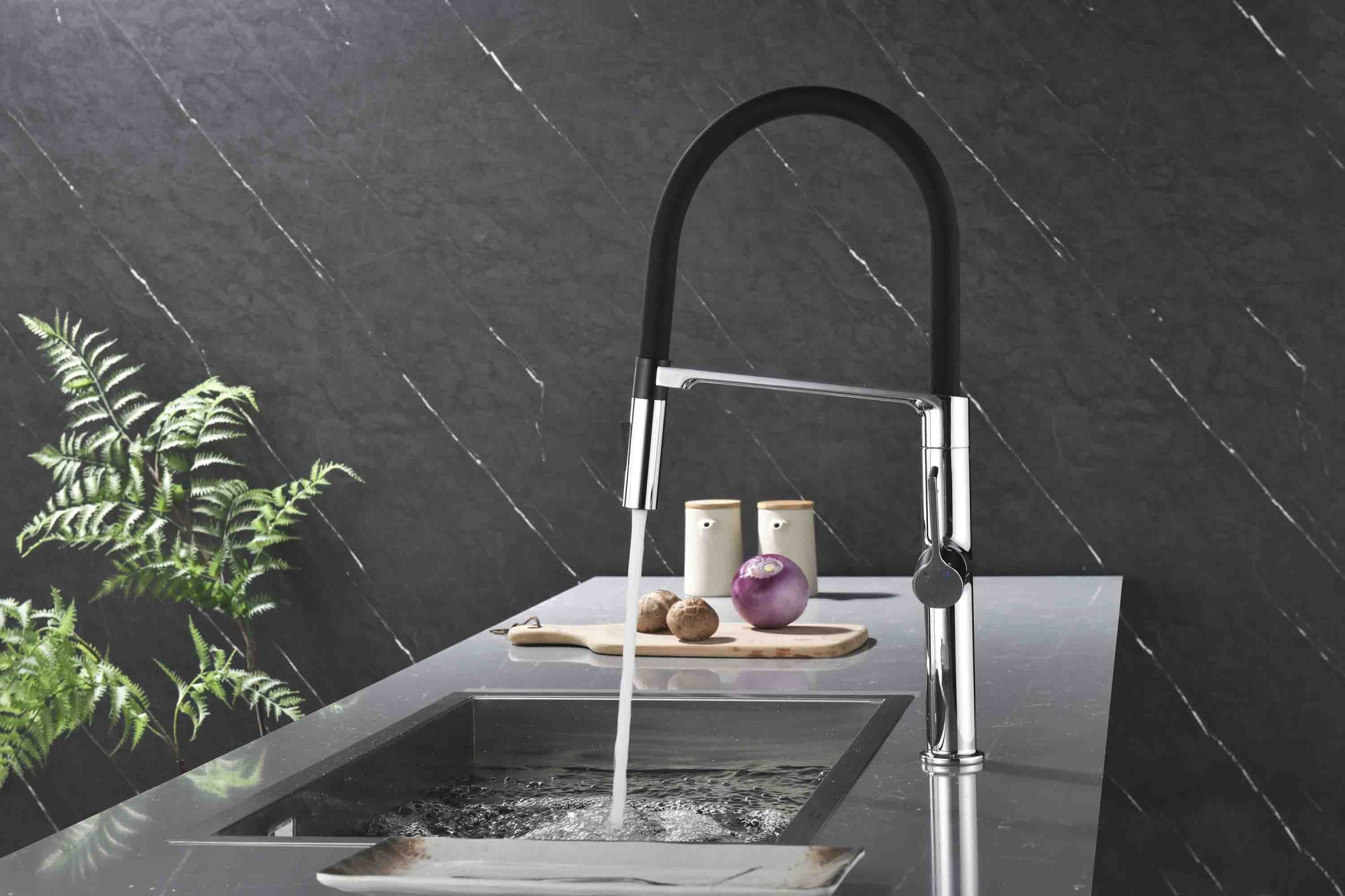 Смеситель для кухни Paulmark Barrel Ba214029-CR без подключения к фильтру хром