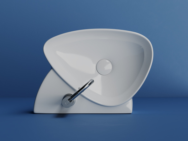 Раковина подвесная нестандартная Ceramica Nova Element CN5049 фарфор цвет белый