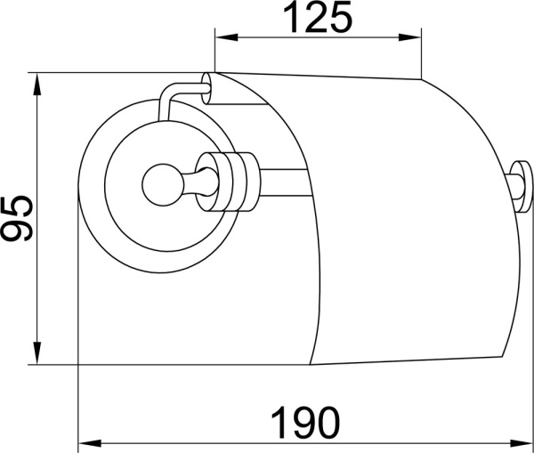 Держатель для туалетной бумаги Boheme Hermitage 10350 настенный Gold