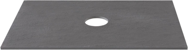 Столешница для ванной Allen Brau Reality 1.32022.GR-S 71 см керамогранит, цвет серый