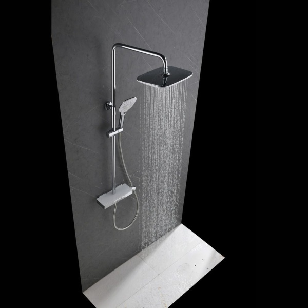 Душевая система со смесителем Black&White Universe UK5010C монтаж настенная без термостата хром