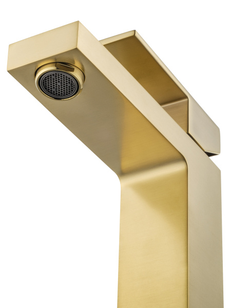 Смеситель для раковины Wonzon &amp; Woghand Cube WW-88139016-BG брашированное золото