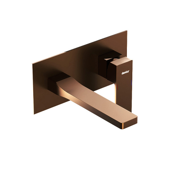 Смеситель для раковины Damixa Gala 530260500 розовое золото матовое