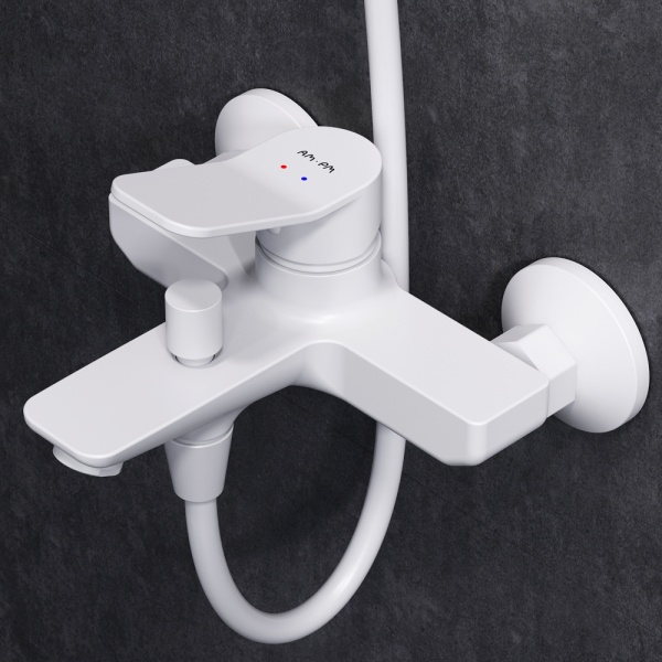 Душевая система со смесителем Am.Pm X-Joy F43885A14 монтаж настенная без термостата белый