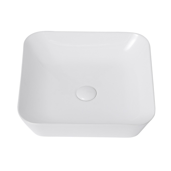 Раковина  квадратная  Abber Rechteck AC2205 керамика цвет белый