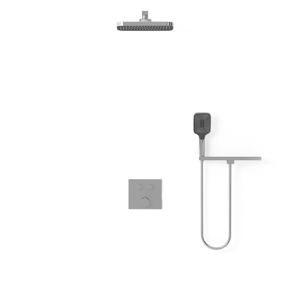 Душевая система со смесителем Vincea  VSFW-4211RCH монтаж встраиваемая в стену без термостата хром