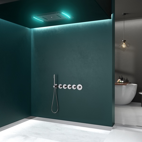 Душевая система со смесителем Timo Saona SX-2319/00SM монтаж встраиваемая в стену с термостатом хром