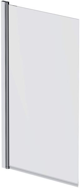 Шторка для ванны распашная  Am.Pm Gem W90BS-D080-140CT 80 см, стекла прозрачные, профиль хром