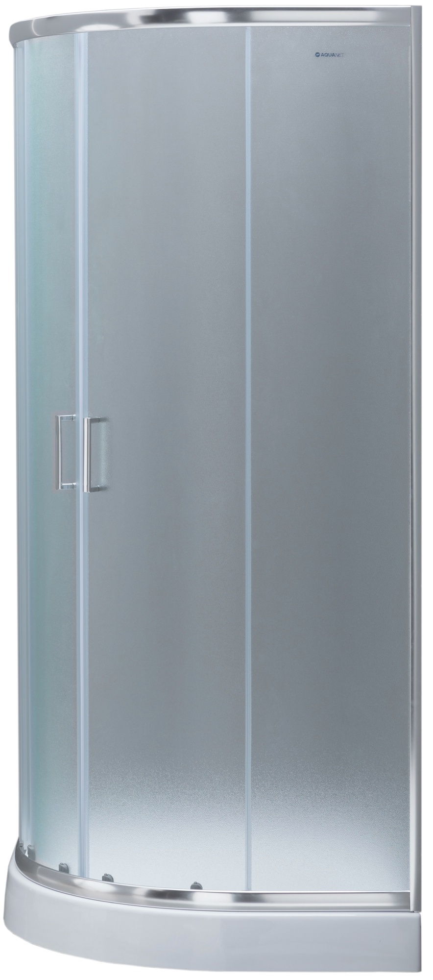 Душевой угол Aquanet  SE-900Q четверть круга  стекла матовые рифленые, профиль хром