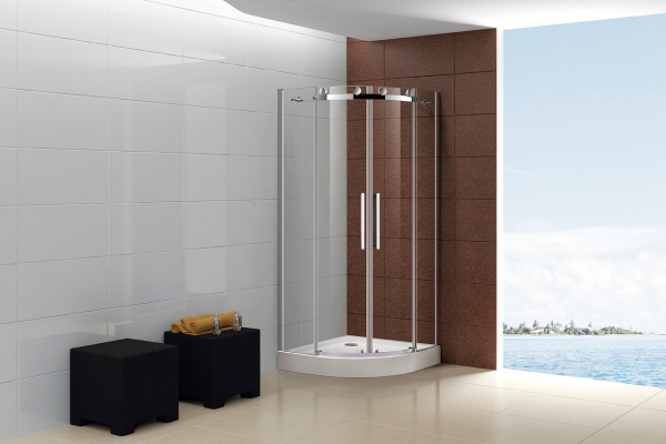 Душевой угол Cezares STYLUS-O-M-R-2-90-C-Cr 90x90