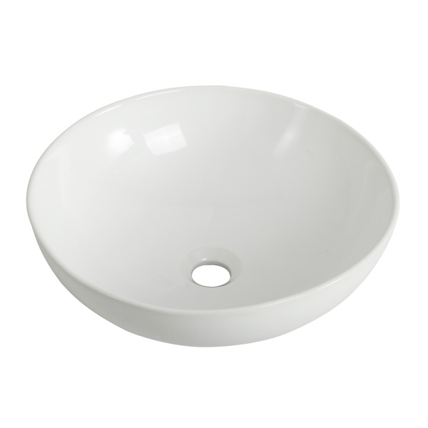 Раковина  круглая Cezares  CZR-NEW-43-LVB фаянс цвет белый