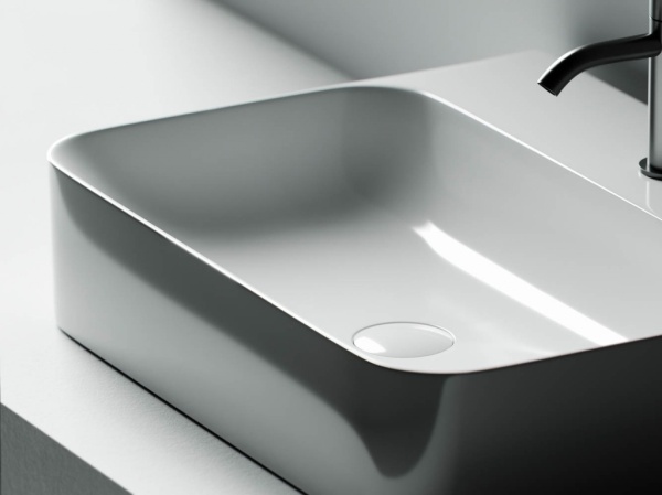 Раковина подвесная прямоугольная Ceramica Nova Aura CN2001 фарфор цвет белый