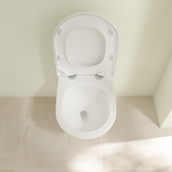 Унитаз подвесной Villeroy &amp; Boch Subway 3.0 4670TSR1 Tornado фарфор белый