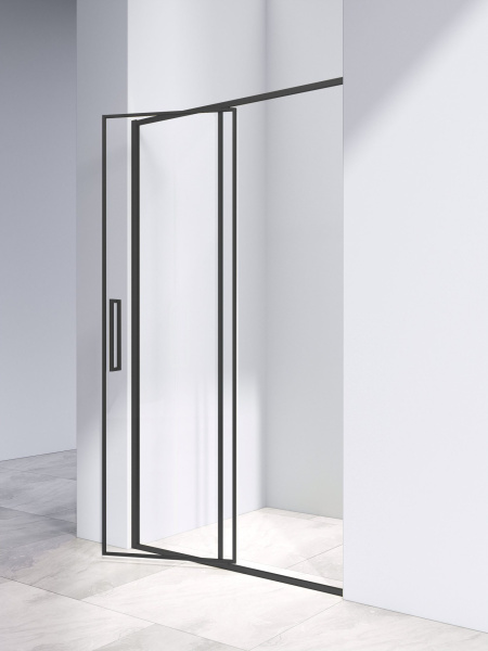 Душевая дверь Vincea Slim VDP-4SL120CLB 120 см стекла прозрачные, профиль черный