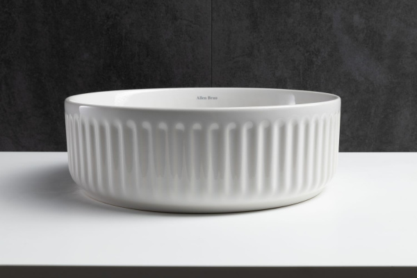 Раковина накладная круглая Allen Brau Fantasy 4.11032.20 керамика цвет белый