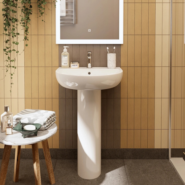 Раковина подвесная округлая Kerama Marazzi Buongiorno BG.wb.55 керамика цвет белый