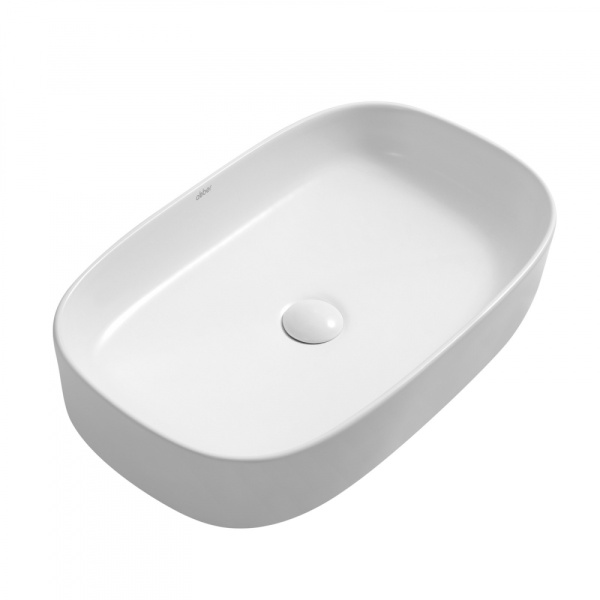 Раковина  овальная Abber Rechteck AC2209 фаянс цвет белый