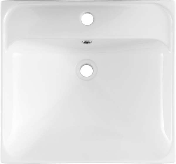 Раковина мебельная квадратная  Aquanet Flash 00333265 керамика цвет белый