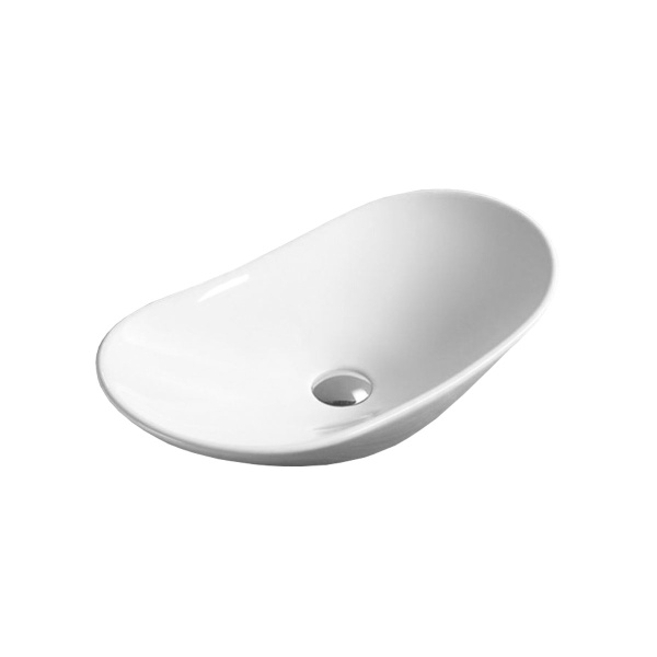 Раковина накладная овальная Vincea  VBS-508 фарфор цвет белый