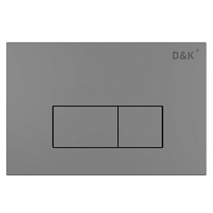 Кнопка смыва механическая D&amp;K Rhein DB1499006 цвет графит