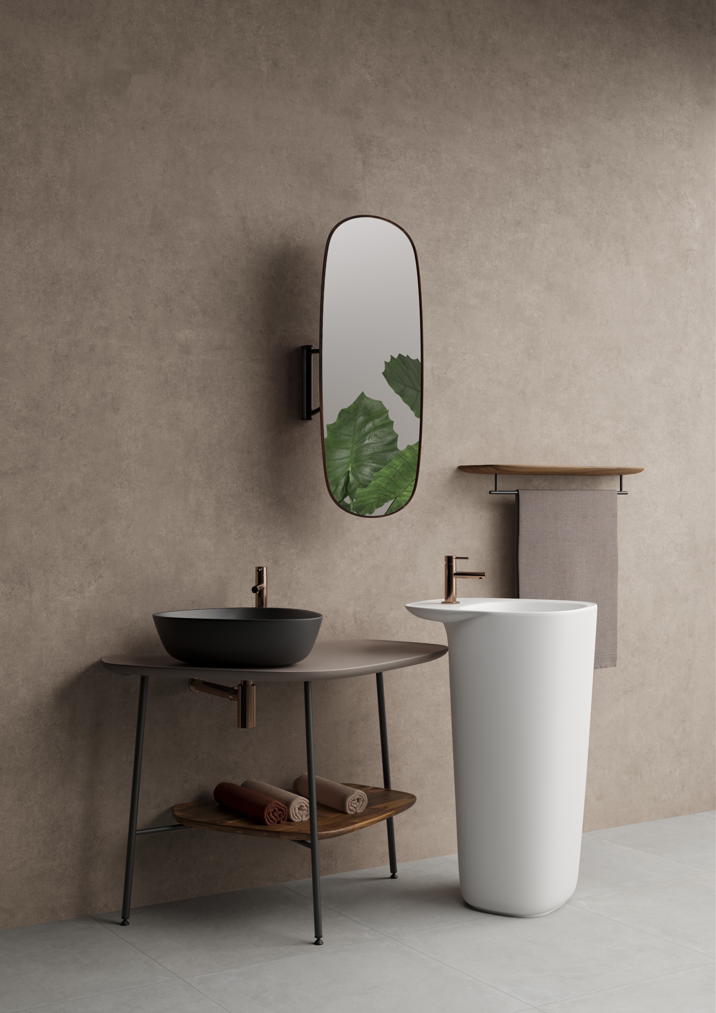 Смеситель для раковины VitrA Origin A4255526 медь