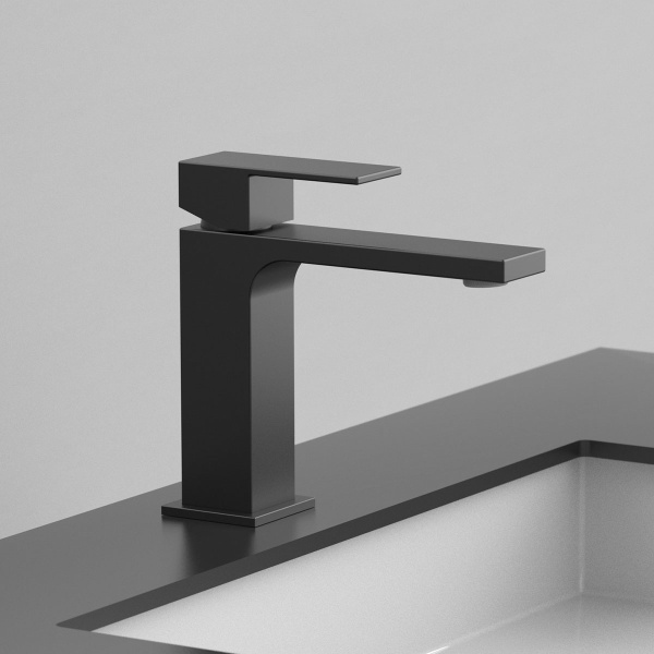 Смеситель для раковины Vincea Cube VBF-1C01MB черный