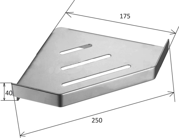 Полка для ванной Boheme New Venturo 10318-G латунь
