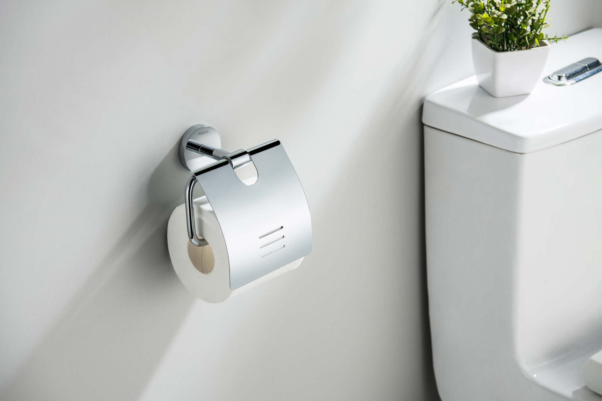 Держатель для туалетной бумаги Акватек Бетта AQ4609CR настенный хром
