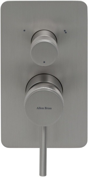 Смеситель для душа на 3 выхода Allen Brau Priority 3.0 5.31A11-BN встраиваемый в стену 
без термостата брашированный никель